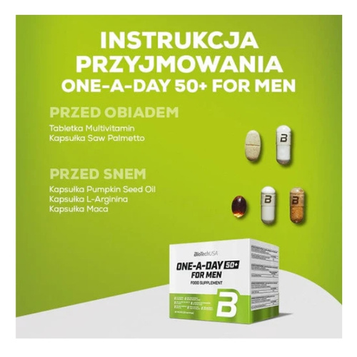 BIOTECH One a Day 50+ For Men 30 pack