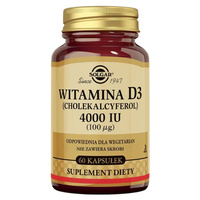 SOLGAR Witamina D3 4000 IU 60 kaps