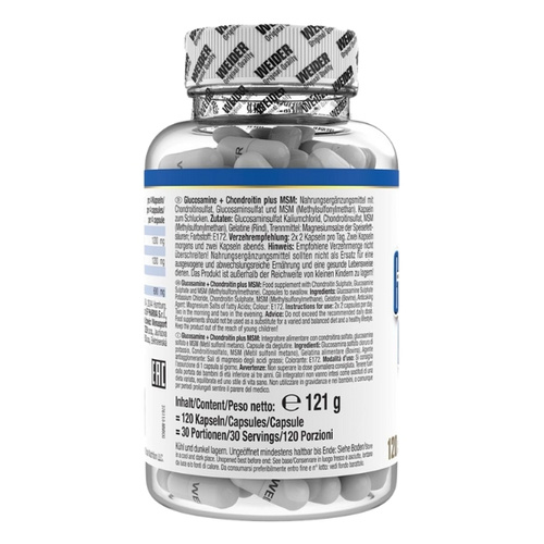 WEIDER Glucosamine Chondroitin 120 kaps 