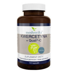 MEDVERITA Kwercetyna 250mg + Quali-C 100 kaps