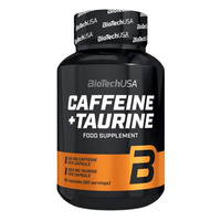 BIOTECH Caffeine + Taurine 60 kaps + pill box 