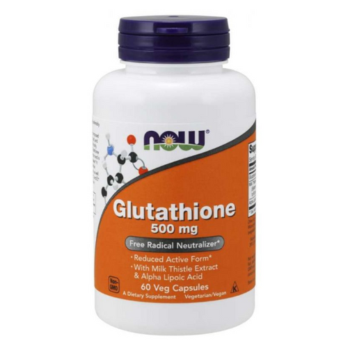 NOW FOODS Glutation 500mg + Ostropest Plamisty 100mg 60 vkaps