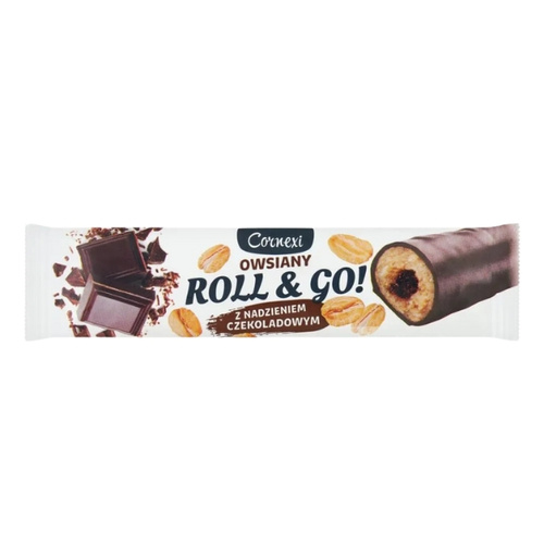 32x CORNEXI ROLL & GO Baton Owsiany z Nadzieniem Czekoladowym 30 g
