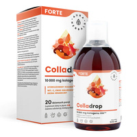 AURA HERBALS Colladrop Forte - Kolagen Morski 10 000mg 500 ml + AURA HERBALS Floradrop Immune Probiotyk 20 kaps