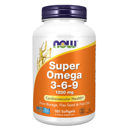 NOW FOODS Super Omega 3-6-9 1200mg 180 kaps