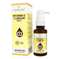 MEDVERITA Witamina D3 2000 IU w Kroplach 30 ml