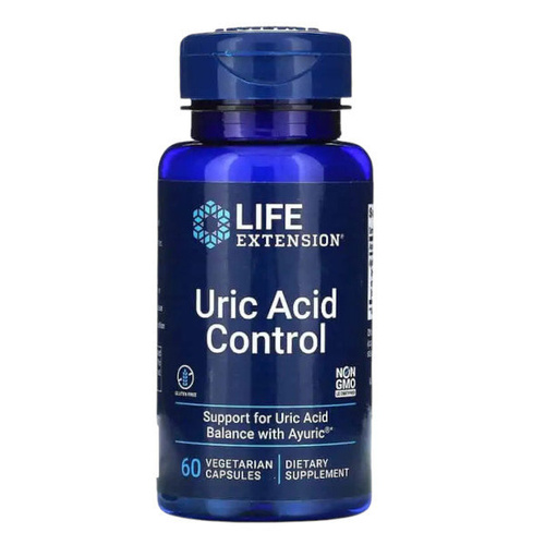 LIFE EXTENSION Uric Acid Control 60 vkaps (układ moczowy)