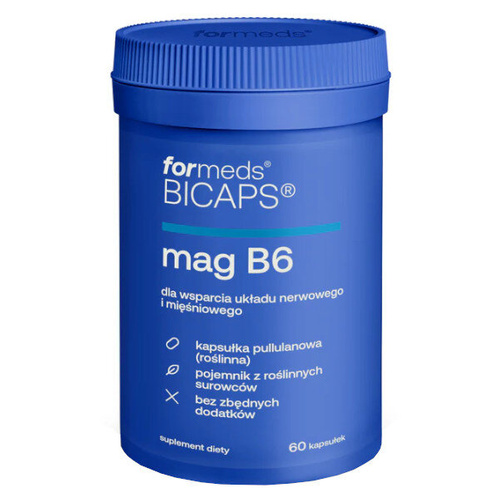 FORMEDS BICAPS MAG B6 Cytrynian Magnezu + B6 60 kaps