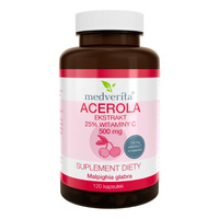 MEDVERITA Acerola 25% ekstrakt 500mg 120 kaps