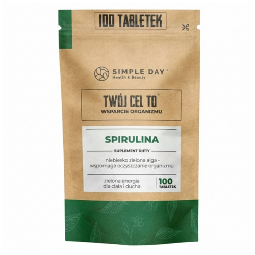 TWÓJ CEL TO Spirulina Oczyszczenie Odchudzanie 100 tabs