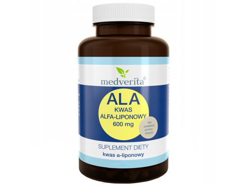 MEDVERITA ALA Kwas Alfa-liponowy 600mg 50 kaps