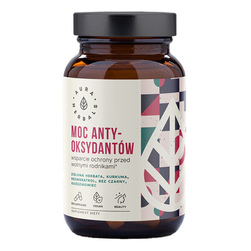 AURA HERBALS Moc Antyoksydantów 60 kaps