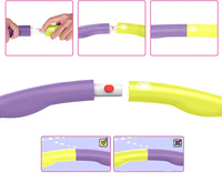TvvaaFog HUP-20A Hula Hoop składane kolor żółto-fioletowy