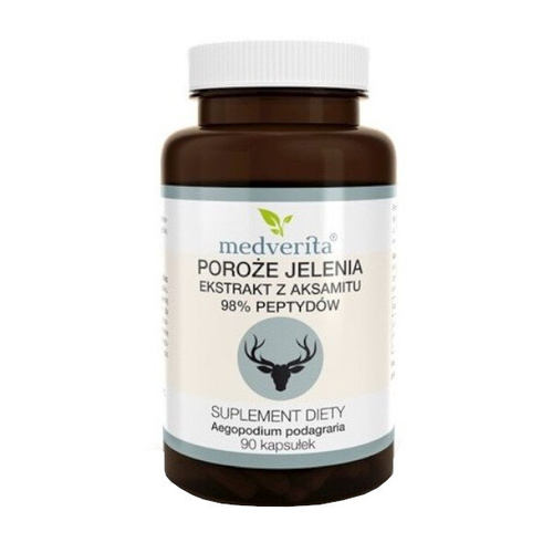 MEDVERITA Poroże Jelenia 98% 300mg 90 kaps