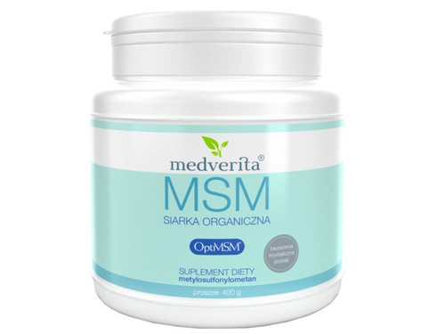 MEDVERITA MSM Siarka Organiczna OptiMSM 400 g