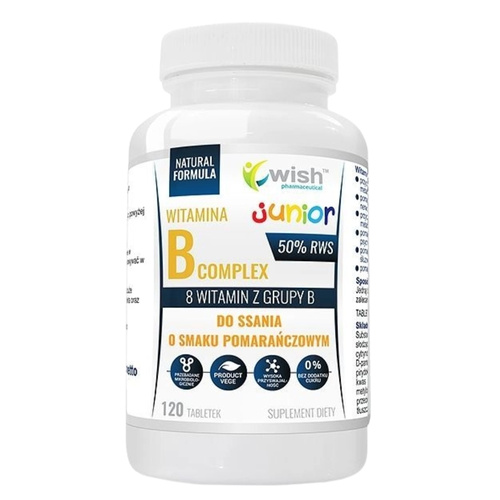 WISH Witamina B Complex Junior 120 tabs