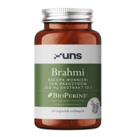 UNS Brahmi + Bioperine Bacopa Monnieri 60 kaps