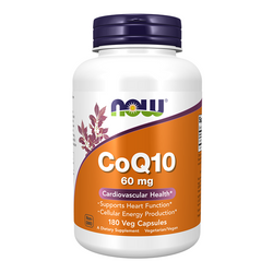 NOW FOODS Koenzym Q10 60mg 180 vkaps