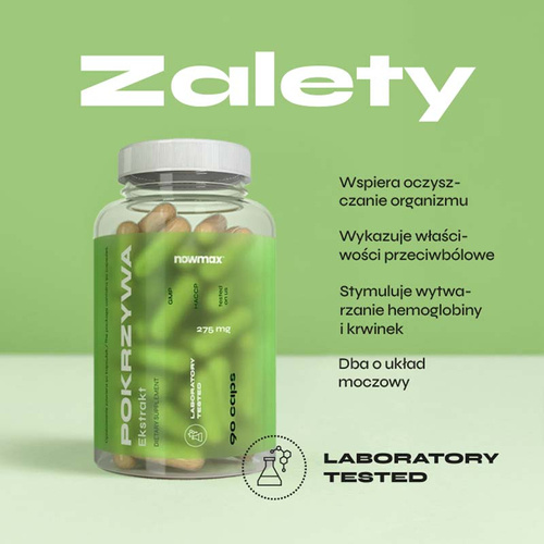 nowmax® Pokrzywa ekstrakt 90 kaps