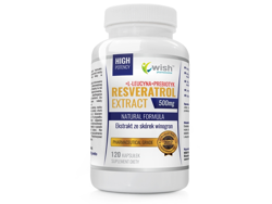 WISH Resveratrol Extract 500mg 120 kaps