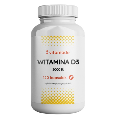 VITAMADE Witamina D3 2000IU 120 kaps