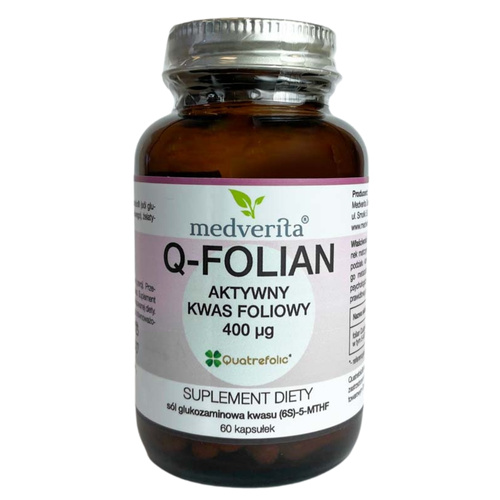 MEDVERITA Q-Folian Quatrefolic 400mcg 60 kaps