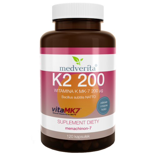 MEDVERITA Witamina K2 VitaMK7 200mcg 120 kaps