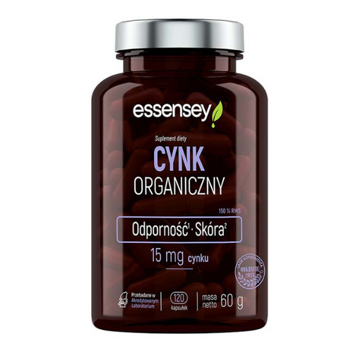 ESSENSEY Cynk Organiczny 120 kaps