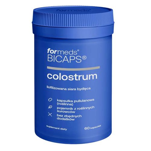 FORMEDS BICAPS Colostrum Liofilizowana Siara Bydlęca 60 kaps