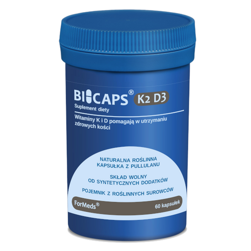 FORMEDS BICAPS Witamina K2 MK-7 100mcg + D3 50mcg 2000IU 60 kaps