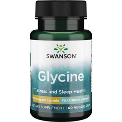 SWANSON AjiPure Glicyna 500mg 60 kaps