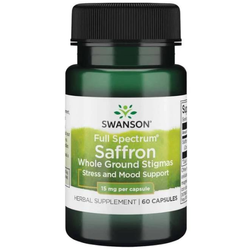 SWANSON FS Szafran 15mg 60 kaps