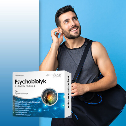 Probiotyk Mózg Jelita ACTIVLAB Psychobiotyk 20 kaps