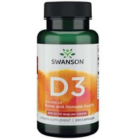 SWANSON Witamina D-3 400IU 250 kaps