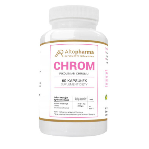 ALTO PHARMA Chrom Pikolinian 200µg 60 kaps
