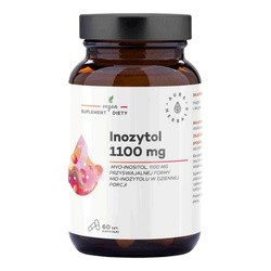 AURA HERBALS Inozytol 1100mg Myo-Inositol 60 kaps