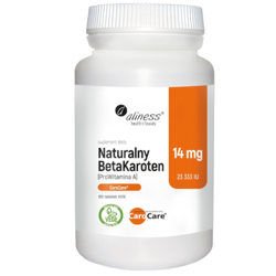 ALINESS Naturalny BetaKaroten 14mg 100 tabl. VEGE