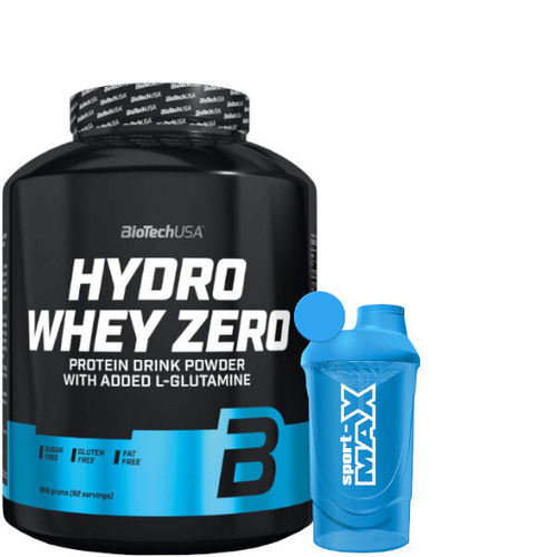 BIOTECH Hydro Whey Zero 1816 g + SPORT-MAX Shaker 600 ml