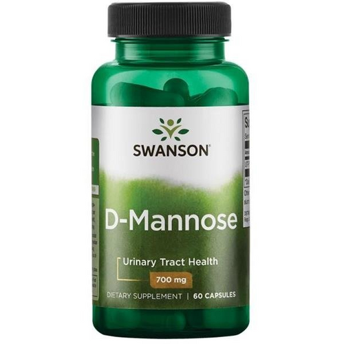 SWANSON D-Mannoza 700 mg 60 kaps