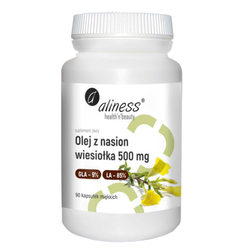 ALINESS Olej z Nasion Wiesiołka 500 mg 90 kaps