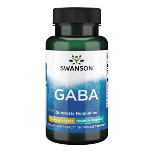 SWANSON GABA Forte 750mg 60 kaps