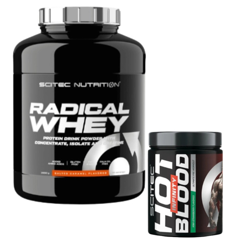 SCITEC Radical Whey 2000 g + SCITEC Hot Blood Infinity 350 g 