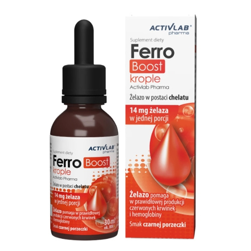 ACTIVLAB PHARMA FerroBoost krople 30 ml żelazo 