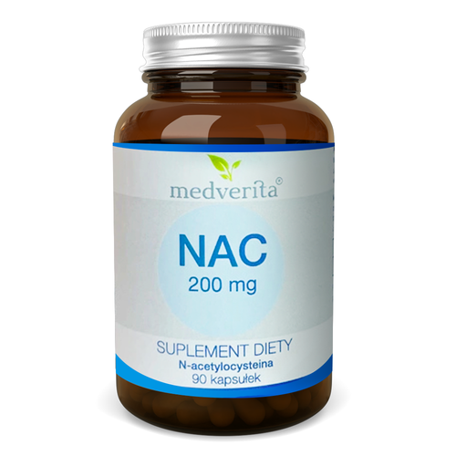 MEDVERITA NAC 200mg N-acetylo L-cysteina 90 kaps