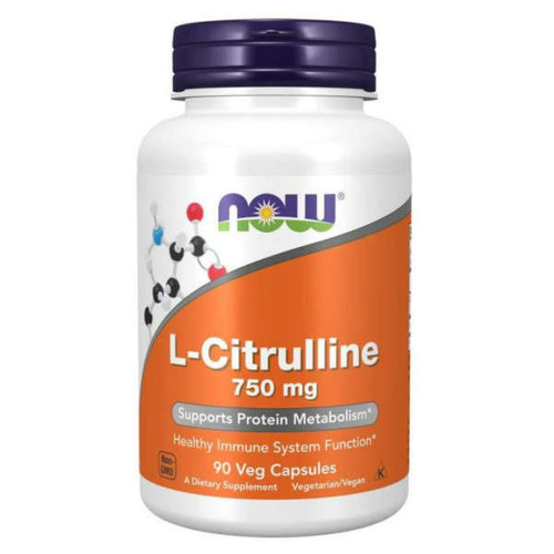 NOW FOODS L-Citruline 750mg 90 kaps (cytrulina)