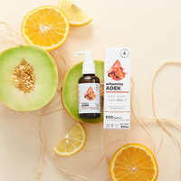 AURA HERBALS Witamina ADEK A + D3 + E + K2 MK7 Krople 50 ml+ AURA HERBALS Floradrop Immune Probiotyk 20 kaps