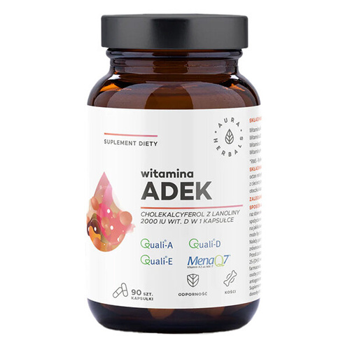 AURA HERBALS Witamina ADEK 90 kaps