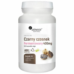 ALINESS Czarny Czosnek Fermentowany 400 mg 100 kaps