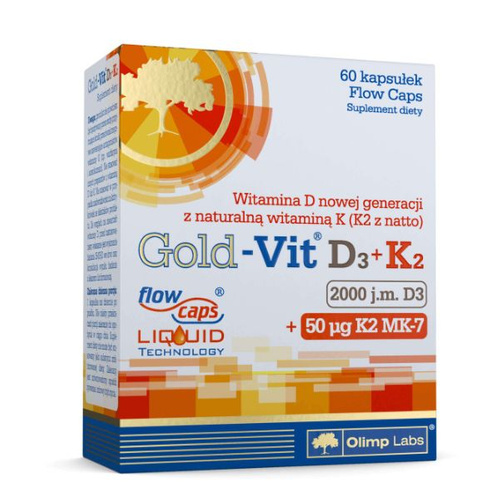 OLIMP Gold-Vit D3+K2 2000 IU 60 kaps