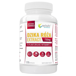 WISH Dzika Róża 750mg 120 kaps